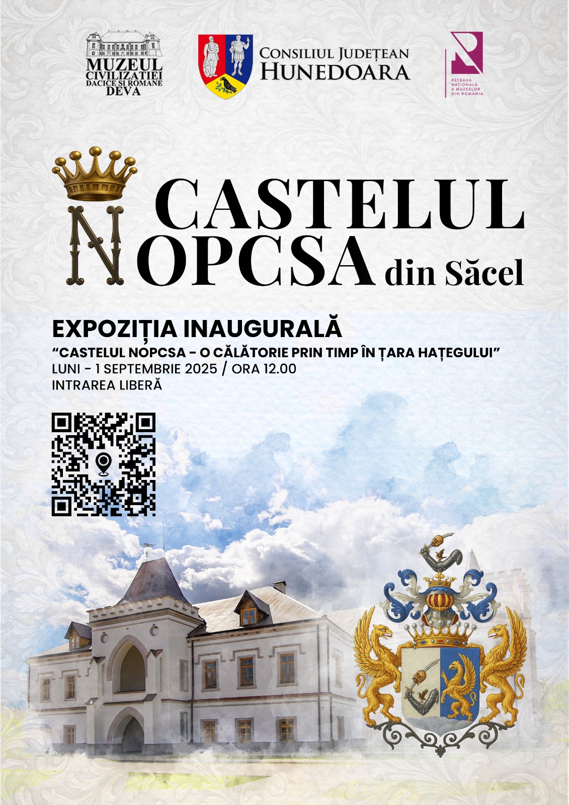 Moment istoric: DESCHIDEREA PRIMEI EXPOZIȚII GĂZDUITE DE CASTELUL NOPCSA DIN SĂCEL